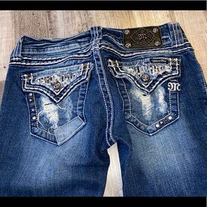 Miss me bootcut blue jeans